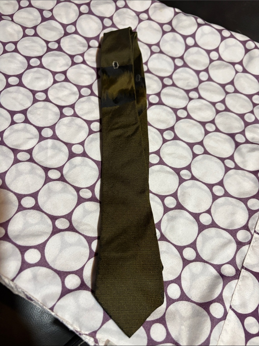 Julius Olive Green Men's Tie